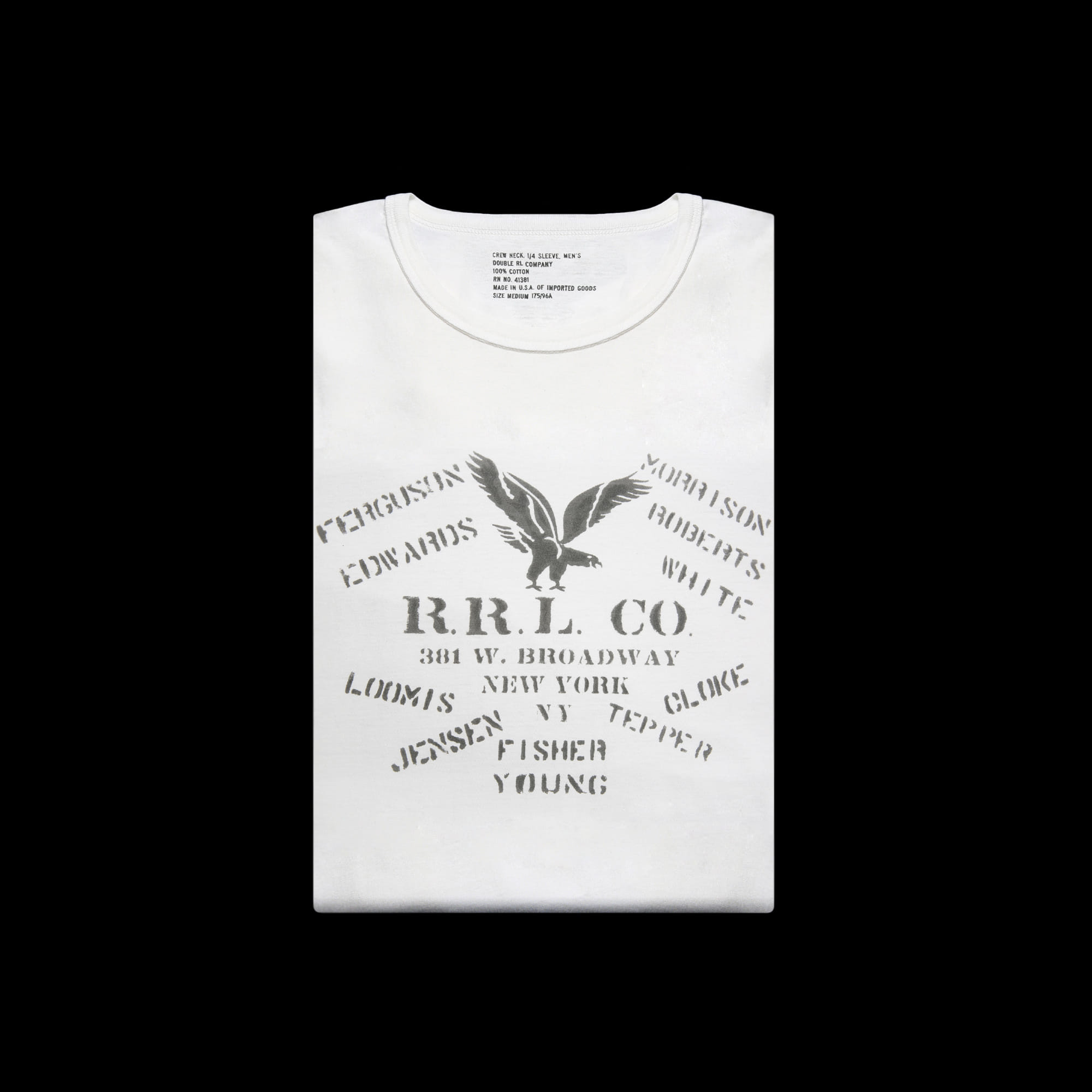 RRLLIMITED EDITIONGRAPHIC JERSEY T-SHIRT