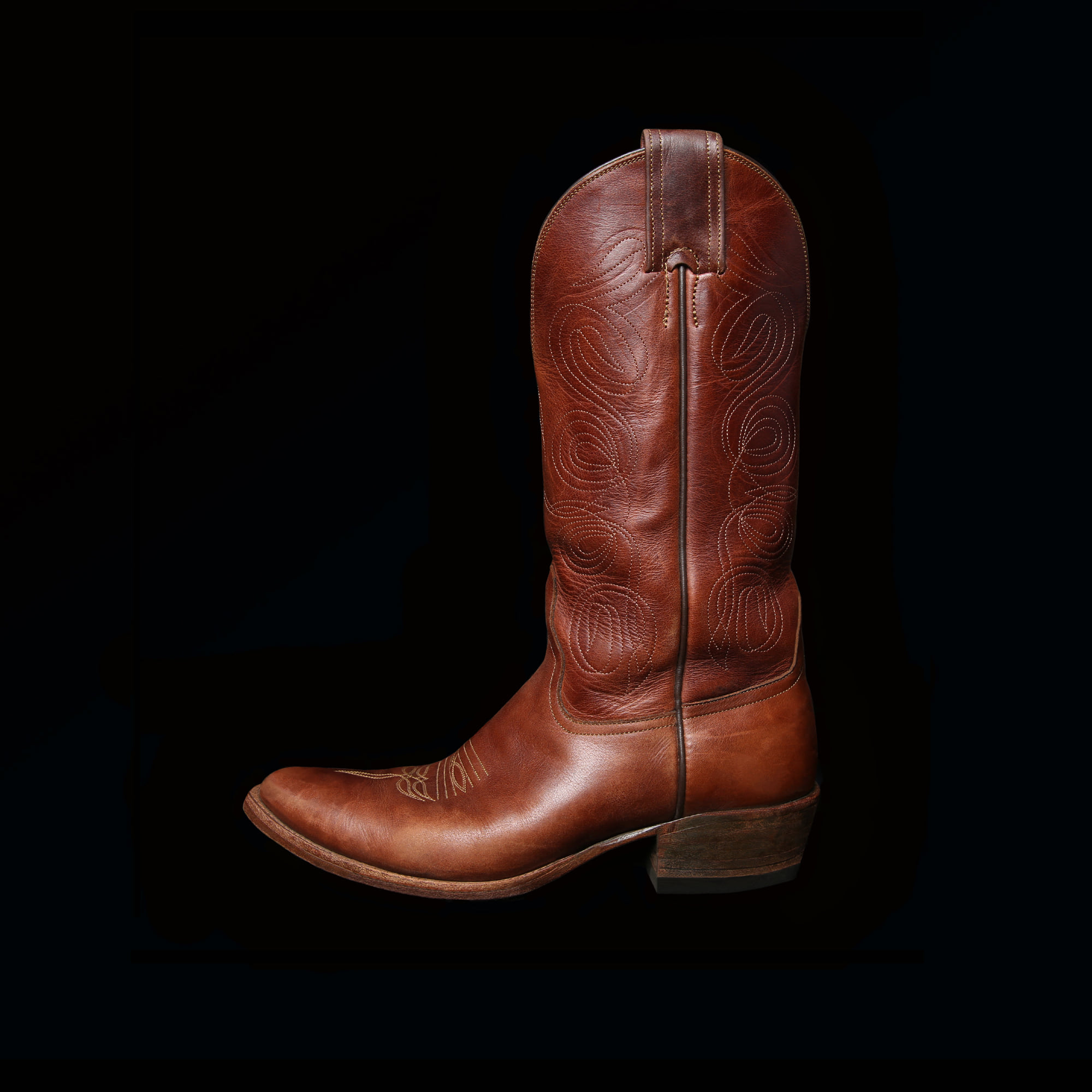 RRLWESTERN LEATHER BOOTS