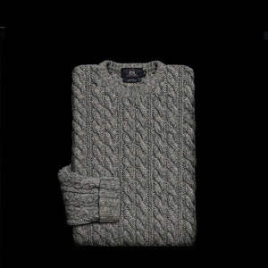 RRLHAND KNIT CABLESWEATER